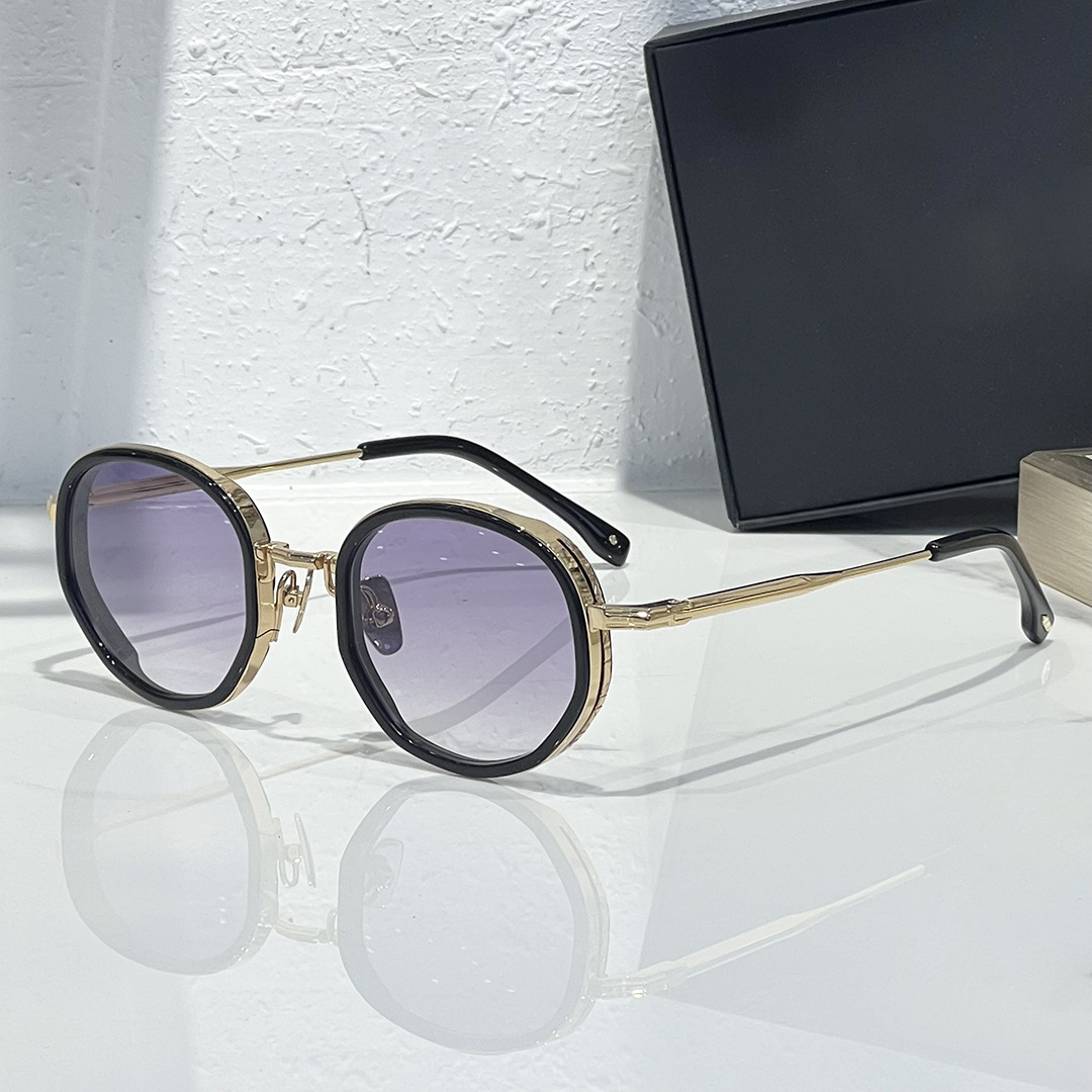 Gold black frame gradient purple