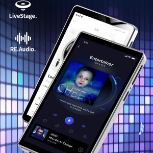 Reproductor de MP3 Wifi con reproductor MP5 BT5.0 Pantalla táctil de 4 pulgadas Android Streaming MP4 Altavoz de música HiFi - Product Image 4