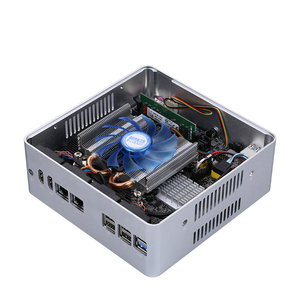 Qotom Computadora de escritorio 8 USB Dual LAN Core I3 i5 i7 CPU H110 Chipset Ventilador Diseño Mini PC Q600S - Product Image 4