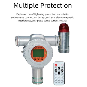 Cố định độ chính xác cao hồng ngoại Gas <span class=keywords><strong>Detector</strong></span> với âm thanh/ánh sáng báo động cho Hydrogen H2S CO2 khí dễ cháy-Công nghiệp sử dụng - Product Image 2