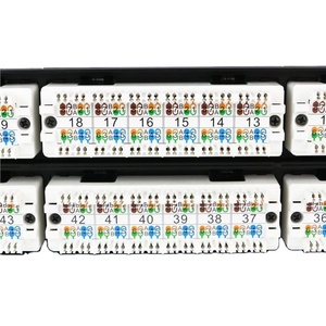 High Quality 2U 19 Inch Cat.6 UTP 48 Port <strong>With</strong> Modular Removable Unshielded <strong>Patch</strong> <strong>Panel</strong> - Product Image 6