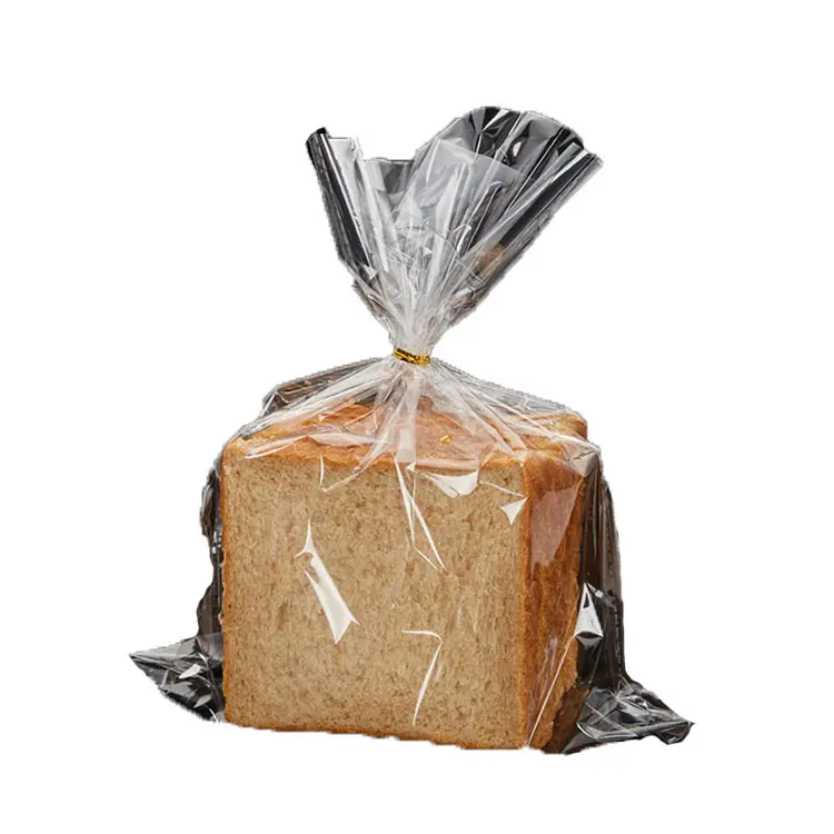 Preço de fábrica logotipo personalizado para impressão de alimentos saco plástico embalagem para pão sanduíche mel
