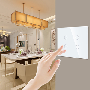 Bingoelec akıllı yaşam 4 gang 1 yollu 120*120 brezilya ev ile akıllı anahtar WIFI uzaktan kumanda anahtarları - Product Image 2