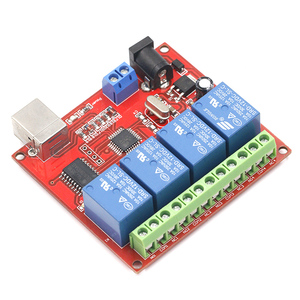 5V 12V 24V Programmier barer USB-Relais-Steuersc halter 4-Kanal-Computer Intelligente Steuerung für Smart Home PC-ICs Produkt - Product Image 3