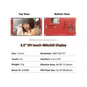 3.5 pollici SPI seriale TFT LCD Touch Screen modulo Driver IC ILI9341 ILI9488 480*320 modulo LCD per arduino - Product Image 2