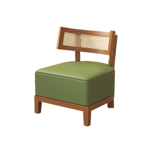 Xzy giải trí vòng Bàn cà phê mây da không tay Ghế Nhà Hàng bàn ghế Đặt món tráng miệng cửa hàng rắn gỗ Bàn và ghế - Product Image 6