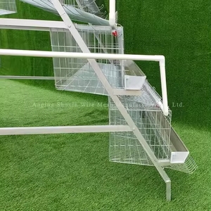 Bán Buôn 10000 Gà Pin Lồng Đẻ Gà 3/<span class=keywords><strong>4</strong></span> Tầng 96/120/128/160 Chim Trứng Lớp Gà Lồng Cho Gia Cầm Trang Trại - Product Image 4