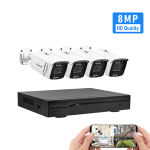 JideTech H265 sistema di telecamere di sicurezza 4K sistema di sorveglianza a 4 canali sistema di telecamere di sicurezza telecamere Ip di sorveglianza - Product Image 2
