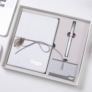 Teacher Gifts With Customized, Promotion Logo Pen and Notebook Gift Set/ - Product Image 1