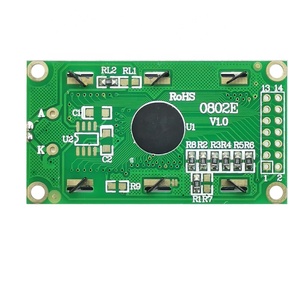 Schermo LCD a caratteri COB 0802E 14P 8x2 di buona qualità 0802 con retroilluminazione a LED - Product Image 2