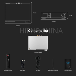 Tepesi D70 PRO SABRE DAC ES9039SPRO XU316 BT 5.1 LDAC aptx-uzaktan kumanda ile adaptif HiFi dekoder - Product Image 6