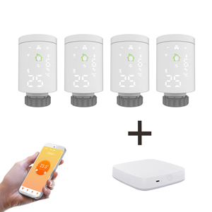 Термостат для умного дома HY368 Zigbee, термостат с радиатором и клапаном отопления, работает от приложения Alexa Voice - Product Image 1