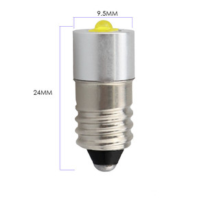 E10 LED Flashlight Bulb 3-12V 6-24V LED Conversion Kit for Torch Lantern Bike Work <strong>Light</strong> Maglit Bulbs Torch Bulbs - Product Image 4