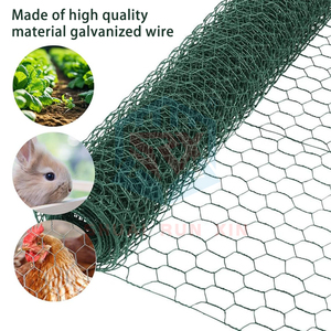 Kunden spezifische Größe Geflügel draht netz Sechseckige verzinkte Mesh Gartenzaun Barriere für Pet Rabbit Chicken Fencing Mesh