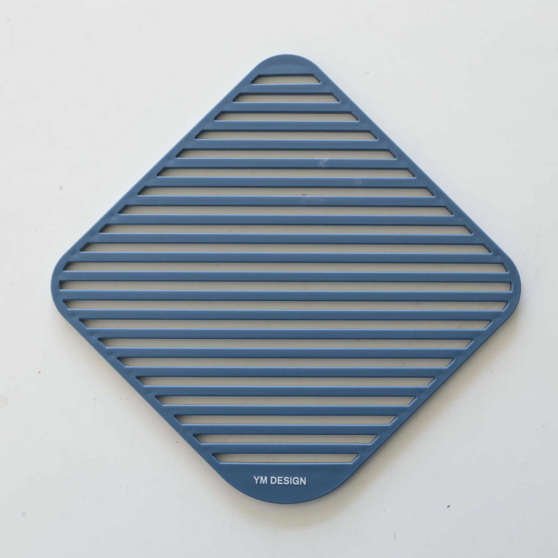 Blue square stripes