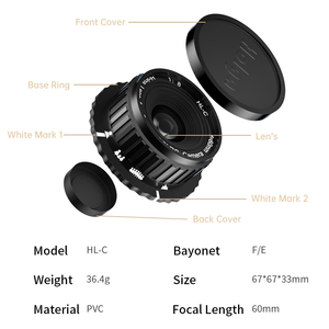 Holga HL-C 60mm f/8 ống kính cho máy ảnh Canon DSLR phụ kiện cao cấp - Product Image 3