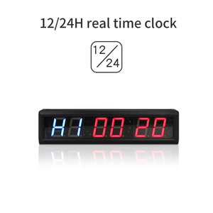 Indoor Home Einzelperson Training 2,3-Zoll-Display Digital Countdown Intervall uhr LED Workout Gym Timer mit Fernbedienung - Product Image 5