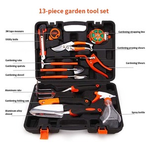 Popüler 10-Piece demir bahçe aracı koruyucu kılıf ile kutu seti el-güç donanım bahçe aletleri OEM özelleştirilebilir - Product Image 3