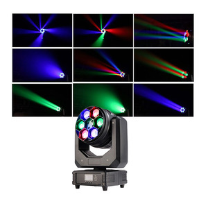 6x40w piksel ışın yıkama Mini LED parti disko sahne ışın ışıkları DMX RGBW 4 in1 LED 6 gözler Mini hareketli kafa ışık - Product Image 1