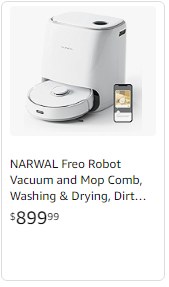 Robot aspirador Omni, fregona húmeda y seca, Robot aspirador inteligente para suelo con cubo de basura autovaciable 80-99% nuevo usado