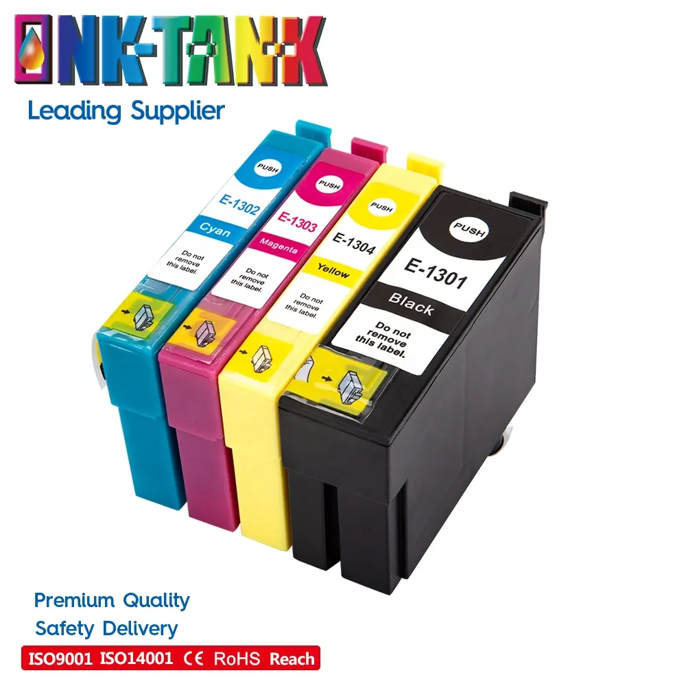 INK-TANK T1301 T1302 T1303 T1304 T1306 Premium-Farb kompatible InkJet-Tinten patrone für Epson Stylus Office B42WD-Drucker