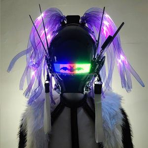 หน้ากากไฟ LED คอสเพลย์แนวพังก์แห่งอนาคต - Product Image 6
