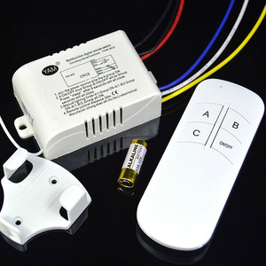 ワイヤレス4チャンネル220Vリモートコントロールスイッチランプ & ライト用デジタルリモートコントロールスイッチ - Product Image 2