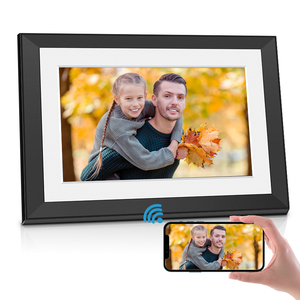 Marco de fotos digital programable con Wifi de 10,1 pulgadas, imagen y vídeo inteligentes personalizados con pantalla táctil Ips - Product Image 3