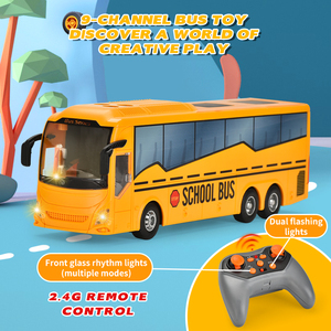 1/<strong>24</strong> RC Bus <strong>Toy</strong> with Realistic Flashing Light and Music Remote Control <strong>Wireless</strong> City Bus - Product Image 4