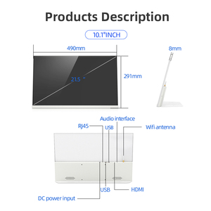 Hot L-Shaped Capacitive Touchscreen <strong>Android</strong> Tablet NFC POS RJ45 for Restaurant Bank Ordering Digital Poster High Customer - Product Image 4