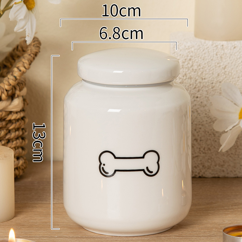 Hueso blanco (diámetro de la tapa 6,8 CM)