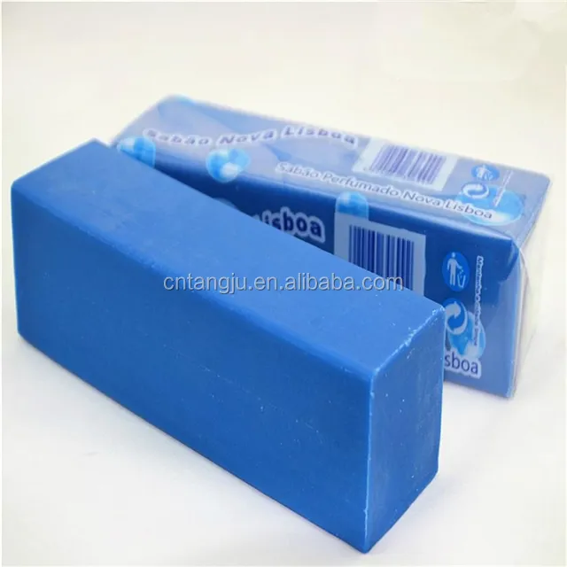 China low price 1KG blue laundry soap bar green soap for washing clothes