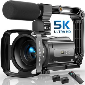 5Kビデオカメラ3.0インチIPSスクリーンハンドヘルドHDVビデオカメラCMOSセンサーSDカードメモリ - Product Image 2
