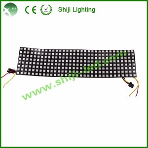 APA102C светодиодная цифровая панель матричный гибкий экран 8*32 5050 RGB 5 В светодиодный модуль индивидуально адресуемые пиксели
