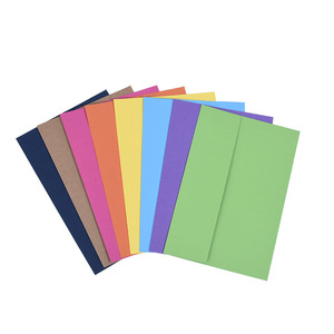 Benutzer definierte DL 22*11cm verschiedene Farben Umschlag recycelte Umschläge mit quadratischer Klappe - Product Image 2