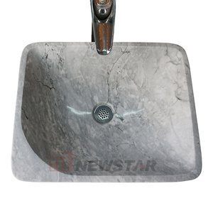Newstar浴室定制颜色白色圆形盥洗盆桌面水槽碗手洗艺术设计人造大理石盆水槽