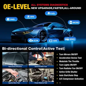 Herramienta de escaneo bidireccional LAUNCH X431 PRO TT con conector DBSCar VII, 37 + reinicio para todos los automóviles, codificación en línea ECU, llave CANFD IMMO, - Product Image 4