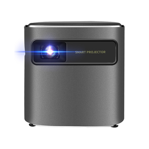 Proyector inteligente de cine en casa Full Hd, mini proyectores de películas inalámbricos con Android 7, 4K, portátil, Pico Cube LED, para teléfono móvil, 2 unidades - Product Image 3