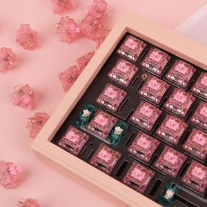 EPOMAKER Dawn Pink Switch Set Teclado mecánico lineal Reemplazo del teclado interruptor de teclado precio razonable NCR interruptor de teclado 16 teclas - Product Image 6