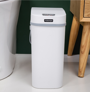 Automatic Lid Pressure <strong>Bin</strong> 10 Liter Rectangular Sensor Plastic Trash Can Wastebasket - Product Image 5