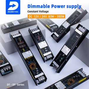 DUSKTEC 60W 100W 200W AC 100-130V 170-260V DC 12V 24V IP20 רב ערוץ קלט פלט טריאק Led Dimmable מיתוג אספקת חשמל