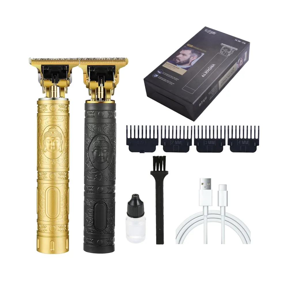 Kit de coupe de cheveux et de toilettage professionnel rechargeable Tondeuse professionnelle pour hommes Zero Gapped Tondeuse à cheveux sans fil pour hommes