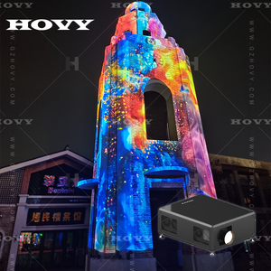Hovy xây dựng ngoài trời 3D Lập Bản Đồ nhập vai chiếu Video lớn hiển thị màn hình thực tế phần mềm chiếu - Product Image 4