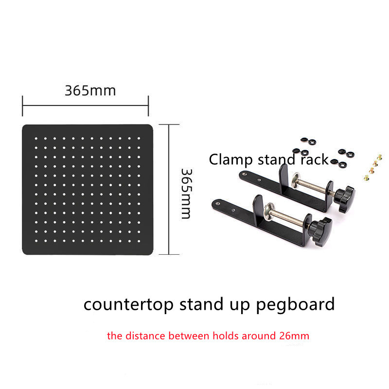 365*365mm panneau perforé + clip stand rack