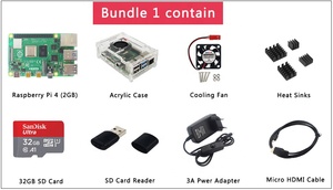 Raspberry Pi 4 Modelo B 2GB/4 GB/8GB RAM + funda + ventilador + disipador de calor + adaptador de corriente + tarjeta SD de 32/64 GB + Cable Micro para RPI 4B - Product Image 2