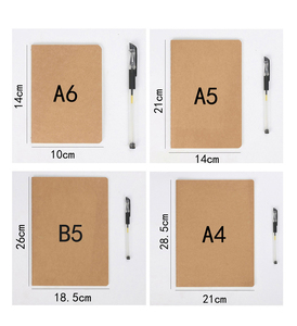 2024 <strong>Custom</strong> LOGO <strong>Printing</strong> A5 Natural Kraft Field Notes <strong>Notebook</strong> Horizontal Blank Paper <strong>Notebooks</strong> - Product Image 6