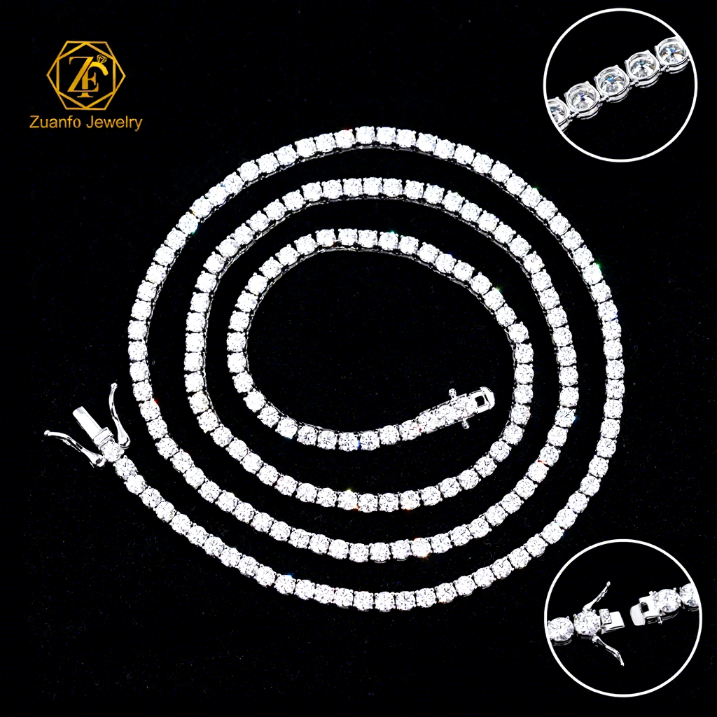Plaqué rhodium 3 mm