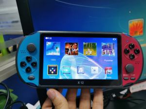 X12 Twin Joystick <strong>Game</strong> Console With <strong>5.1</strong>\&quot; Large Screen 8G Nostalgia PSP Handheld Arcade Built-in Battery New
