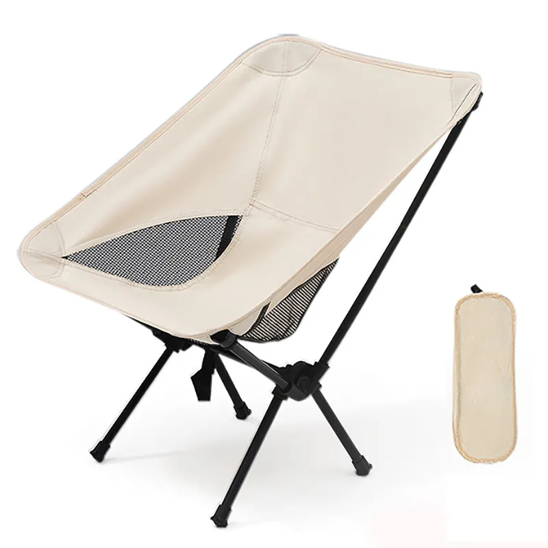 YASN Outdoor Portable Camping Moon Chair Oxford Cloth sedile pieghevole per escursionismo pesca BBQ Festival Picnic Beach sedia ultraleggera