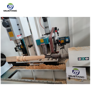 MT1220 Mustang CNC Wood Lathe <strong>Center</strong> Turning and Milling 4 Axis CNC Wood Processing Machinery - Product Image 4